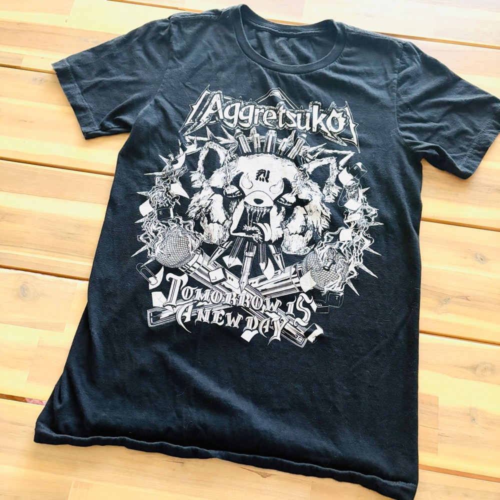 Aggretsuko - tomorrows a new day t-shirt - sanrio